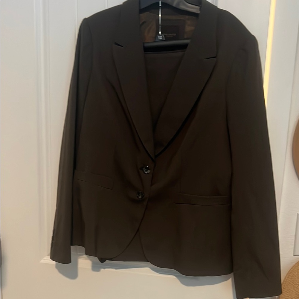 The Limited Skirt Suit Brown